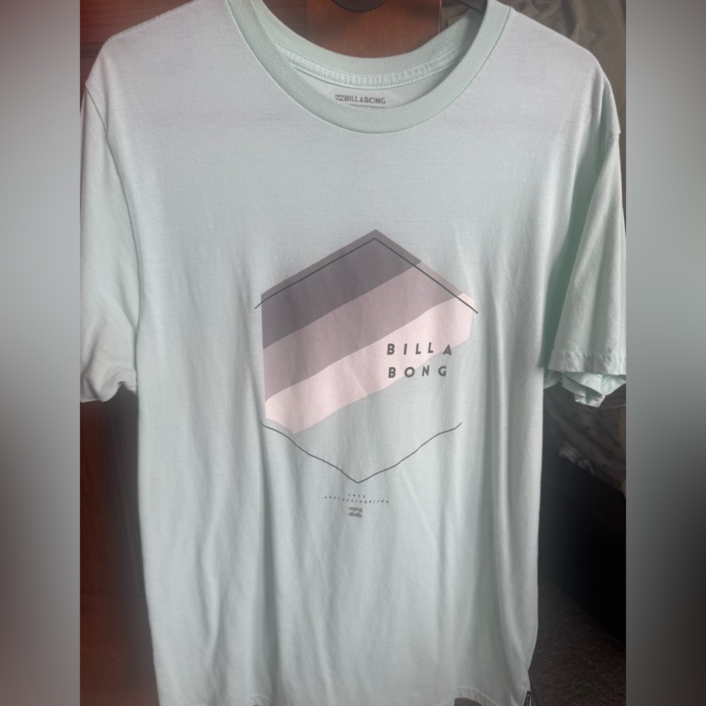 Billabong Mint Green Graphic T-Shirt